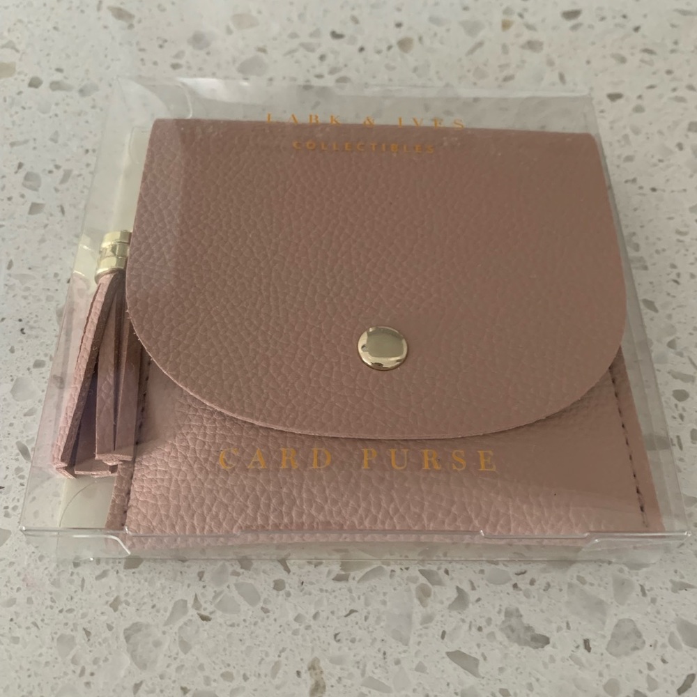 BNIB / Lark and Ives / Card Purse / Cafe Rose